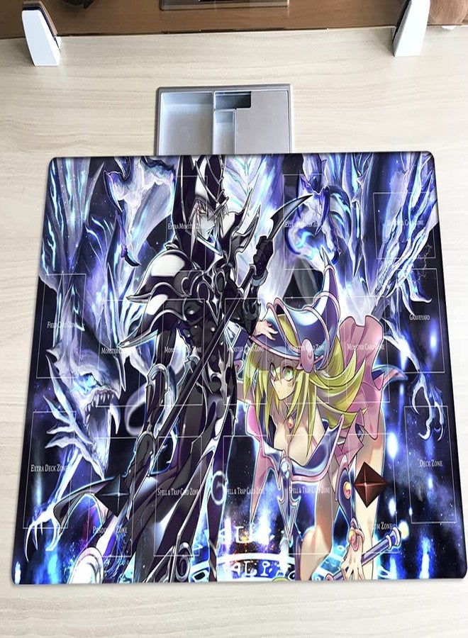 Mlikemat New Mlikemat Playmat Dark Magician Girl Dark Magician TCG CCG Trading Card Game Mat + Free Bag - Image 2